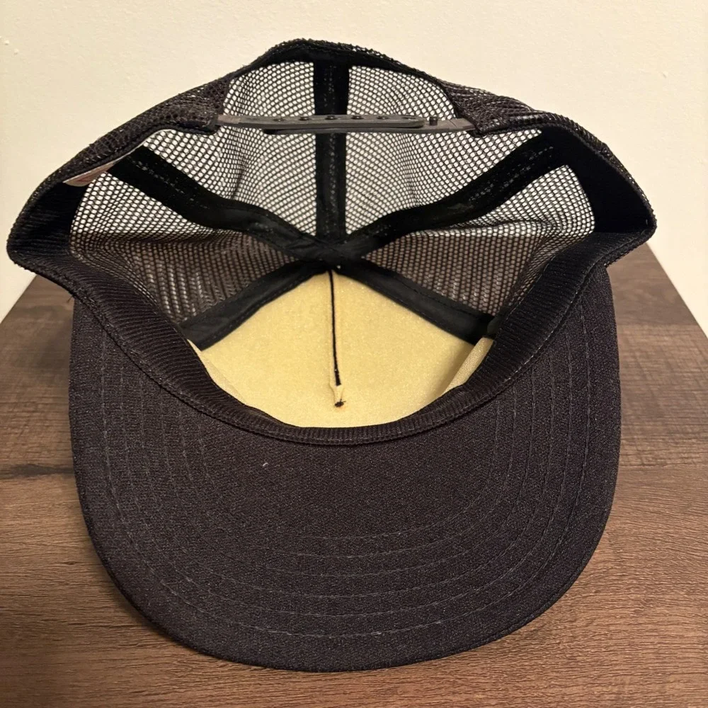 Vintage Carbide Engineering CES Trucker Hat Black‎ Red Made in USA Snapback